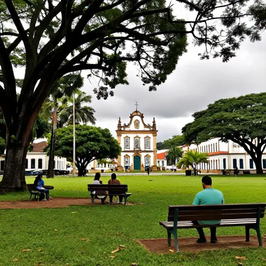 Praça da Liberdade em Sabará: O Coração da Cidade